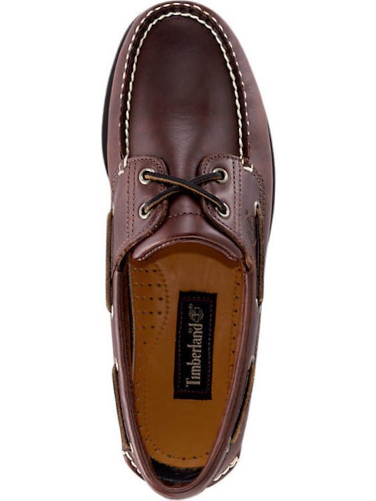 Classic Boat 2-Eye Δερμάτινα Ανδρικά Boat Shoes Root Beer