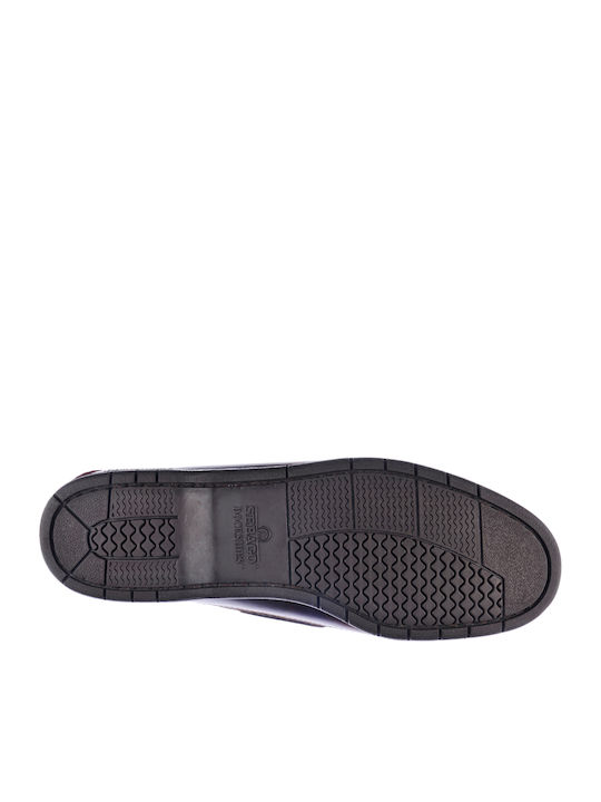 Schooner Δερμάτινα Ανδρικά Boat Shoes σε Καφέ Χρώμα