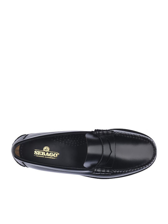 Dan Polaris Δερμάτινα Ανδρικά Loafers σε Μαύρο Χρώμα