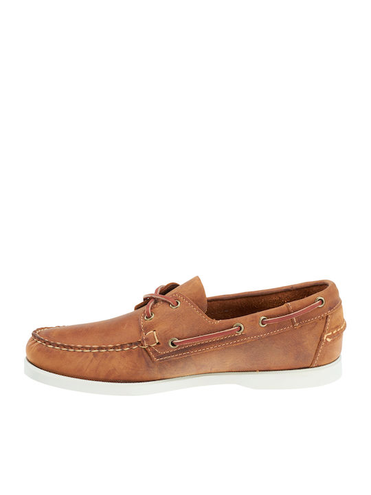 Docksides Portland Crazy Men's Suede Boat Shoes Tabac Brown