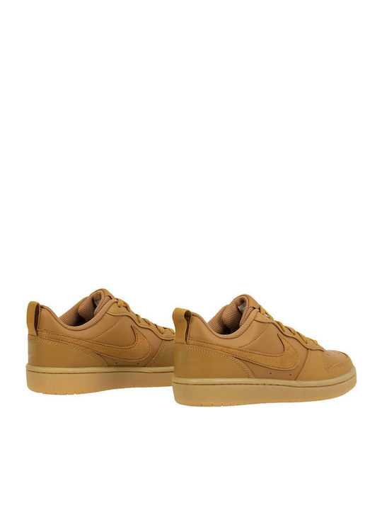 Court Borough Low 2 GS Jr Kids Basketball Shoes with Laces Brown