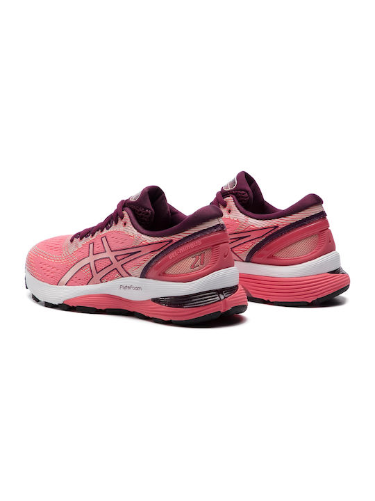 Gel-Nimbus 21 Damen Sportschuhe Laufen Pink Cameo / Baked Pink