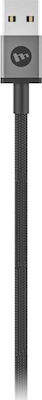 Mophie Braided USB 2.0 Cable USB-C male - USB-A male Black 3m (409903208)