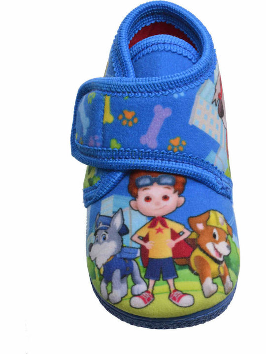 Falcotto Kinderhausschuhe Blau