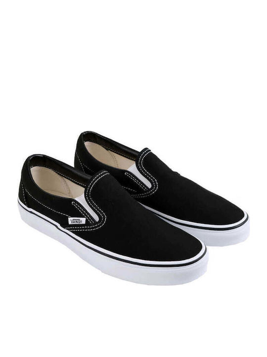 Men's Canvas Slip-Ons Black