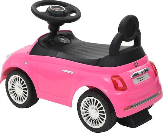 vidaXL Ride On Car Fiat 500 Αυτοκινητάκι Ride On για 12+ μηνών Ροζ
