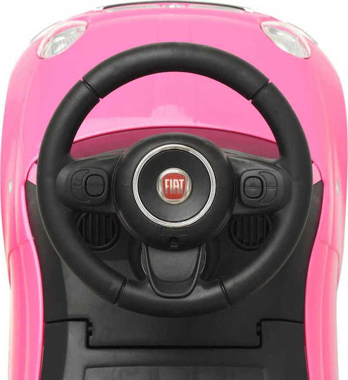 vidaXL Ride On Car Fiat 500 Αυτοκινητάκι Ride On για 12+ μηνών Ροζ