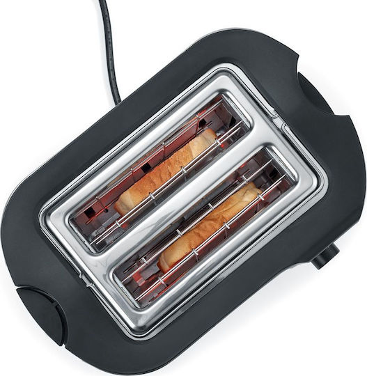 Severin AT 2589 Prăjitor de pâine 2 sloturi 800W Negru