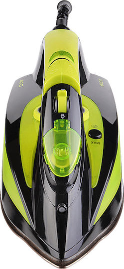 ECG NZ 280 NZ280 Steam Iron 2600W with Stainless Steel Plate and Continuous Steam Supply 30g/min