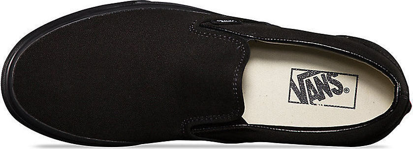 vans slip on black skroutz