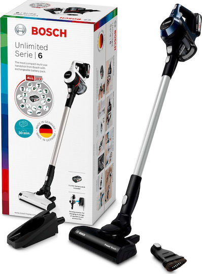 Bosch Rechargeable Stick Vacuum 18V Blue BBS611PCK