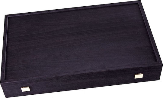Manopoulos Реплика Wenge Handmade Дървено Табла Багаж с Пешки 30x30см