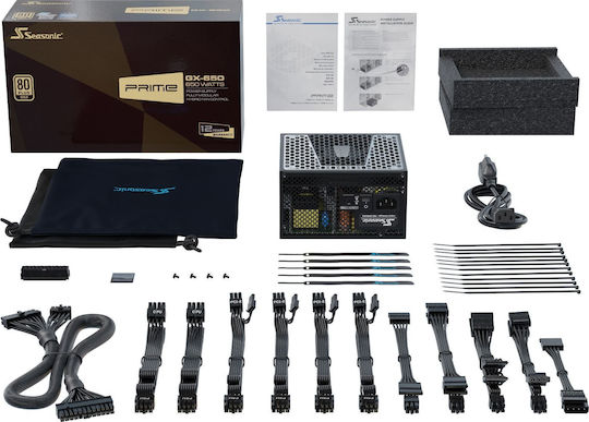 Seasonic Prime GX 650W Black Computer Power Supply Full Modular 80 Plus Gold
