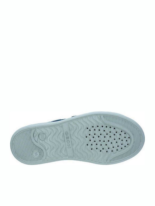 Boys Suede Moccasins with Velcro DJROCK Blue