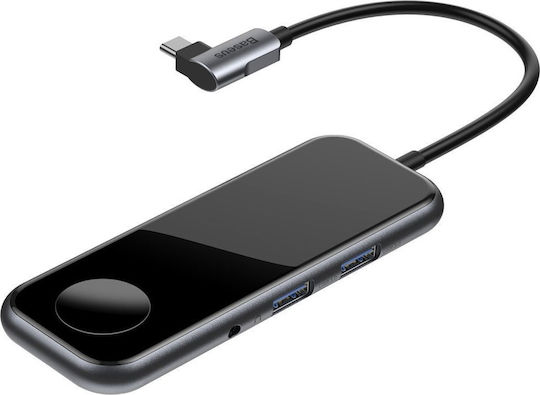Baseus Superlative USB-C Docking Station mit HDMI 4K PD Schwarz