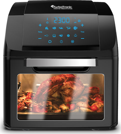 Turbotronic Multifunktionskocher 1500W mit Kapazität 12Es Schwarzer