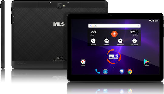 MLS Vista 4G 4G 10.1" Tablet (2GB/16GB) Μαύρο