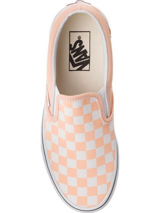 Checkerboard Classic Women's Slip-On Orange