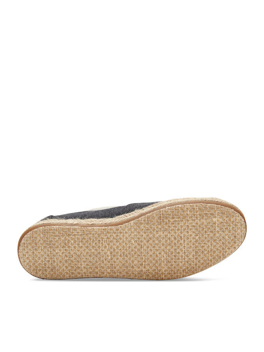 Classic Alpargatas Washed Rope Women's Fabric Espadrilles Black