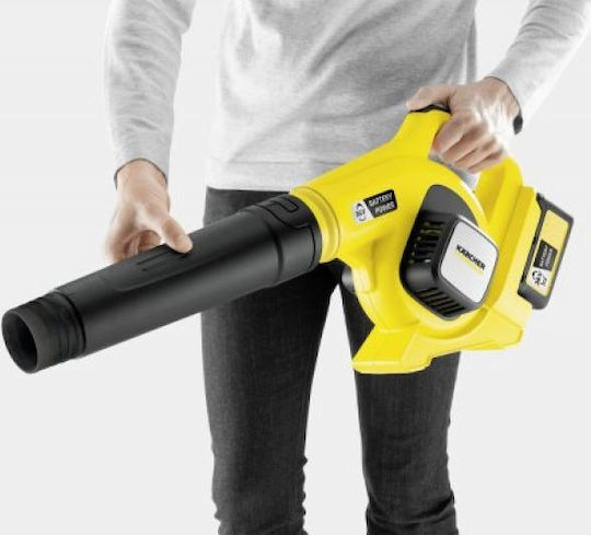 Karcher LBL 4 Blower Handheld 36V with 1 Battery 2.5Ah & Volume Adjustment with Maximum Air Speed 250km/h