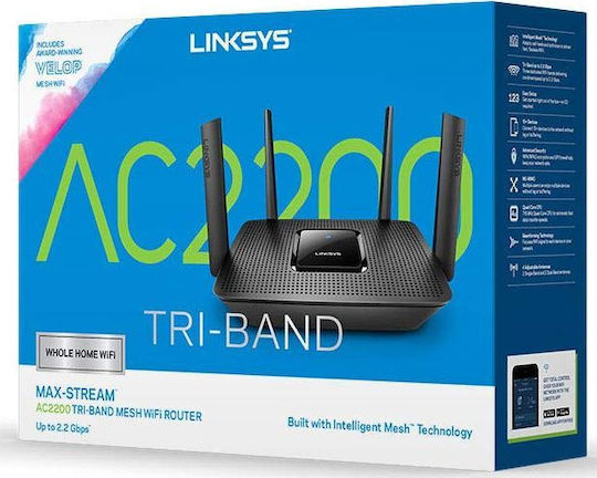 LinkSys MR8300 Ασύρματο Router Wi‑Fi 5 με 4 Θύρες Gigabit