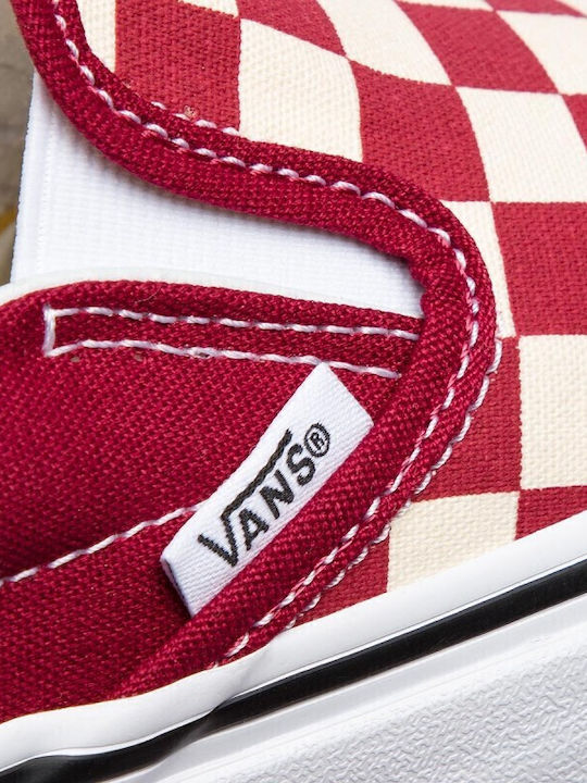 Checkerboard Πάνινα Ανδρικά Slip-On Rumba Red