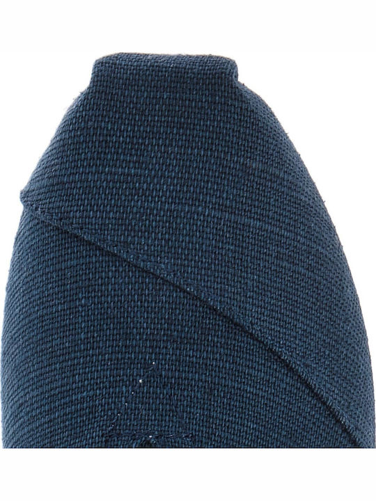 Classic Alpargatas Heritage Women's Fabric Espadrilles Navy Blue