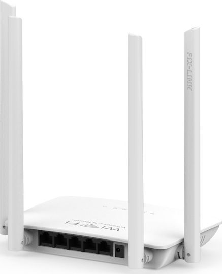 Pix-Link LV-WR08 Ασύρματο Router Wi‑Fi 4 με 4 Θύρες
