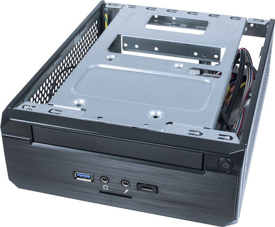 Inter-Tech MW-02 II Mini Tower Κουτί Υπολογιστή Μαύρο