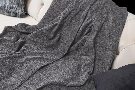 Mc Decor 278 Διθέσιου Καναπέ Π180xΜ250cm Grey
