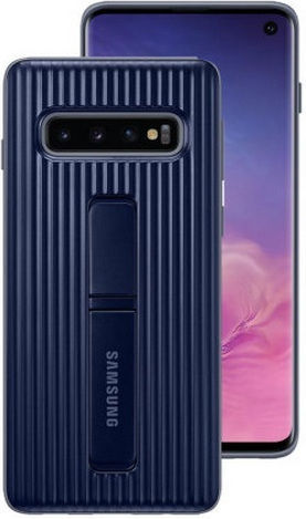 Samsung Задна корица Пластмаса Син (Galaxy S10+)