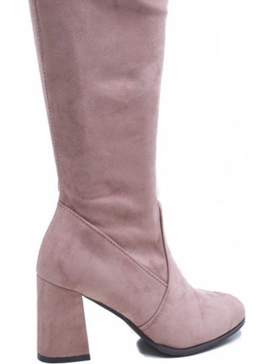 Women's boot BUYBRAND 01 Suede Pink