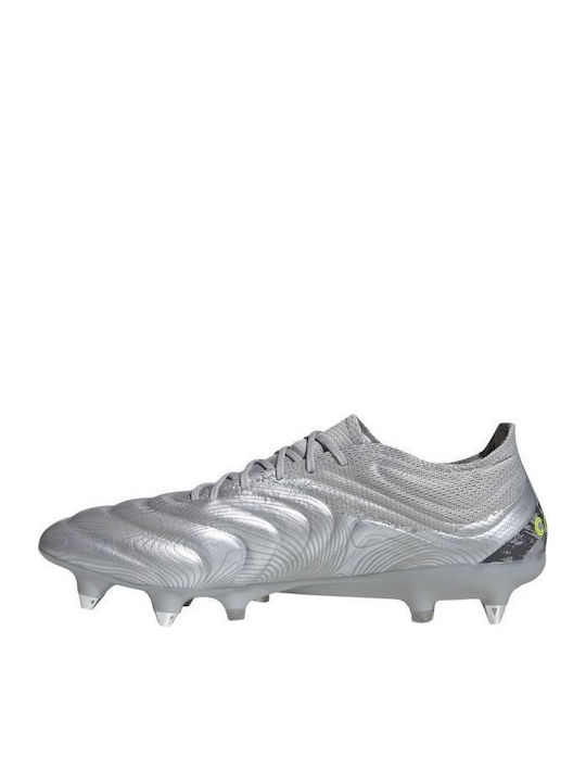 adidas Copa 20.1 Football Shoes with Cleats Silver Met. / Solar Yellow