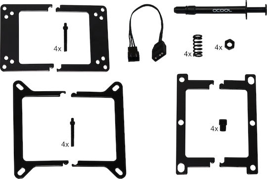 Alphacool Eisblock XPX Aurora PRO RGB CPU-Wasserblock Schwarz