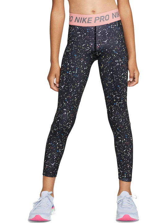Kids Thermal Leggings Dri-Fit Black