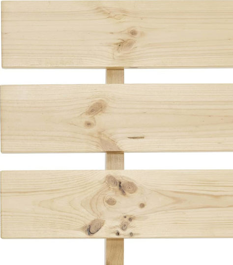 Einzelbett Aus Holz Beige Für Matratze 100x200cm