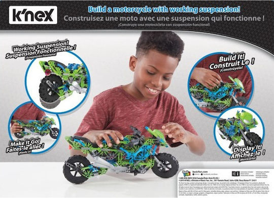 K'Nex Παιχνίδι Κατασκευών Πλαστικό Mega Motorcycle για Παιδιά 9+ Ετών