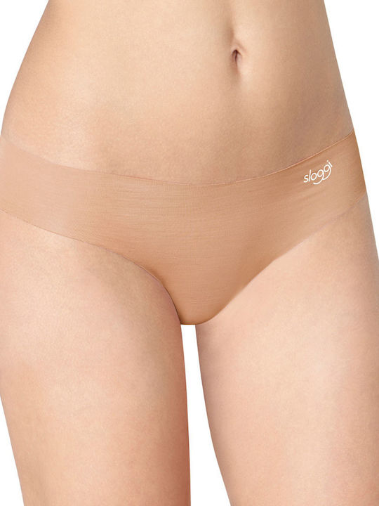 Zero Hipster Γυναικεία String 2Pack χωρίς Ραφές Μπεζ