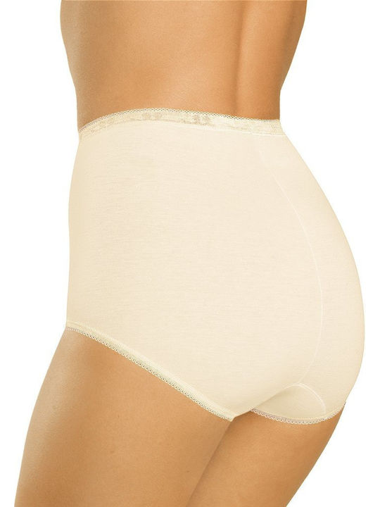 Basic Maxi High-waisted Women's Boxer Ecru