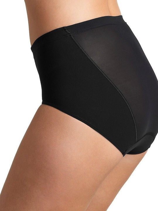 Shape Η Maxi Висока талия Дамско Слип Черен