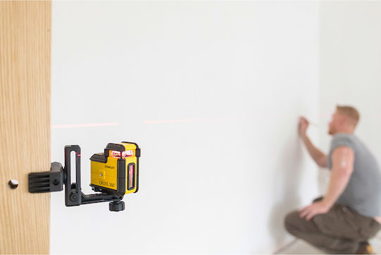 Stanley Αυτορυθμιζόμενο Γραμμικό Αλφάδι Laser Κόκκινης Δέσμης με Εύρος Εργασίας 20m