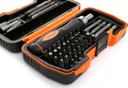 Kraft & Dele Screwdriver with 53 Interchangeable Tips