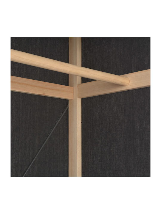 vidaXL Fabric Wardrobe in Gray Color 79x40x170cm
