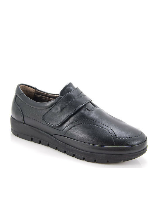 Safe Step Anatomic Women's Leather Slip-Ons Black