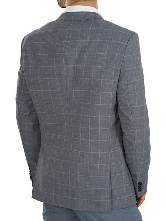 Hugo Boss Men's Suit Jacket Regular Fit Gray 50406303-453