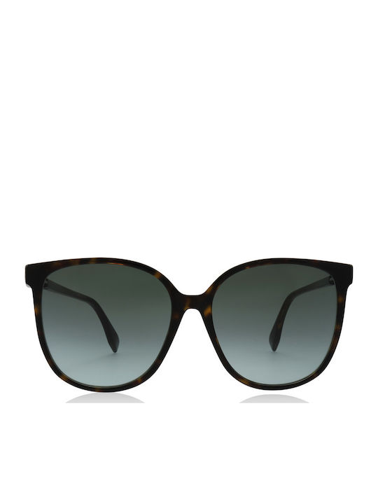 Fendi Ochelari de soare Maro cu Cadru & Verde Lentilă Fendi Ochelari de soare Maro cu Cadru & Verde Lentilă