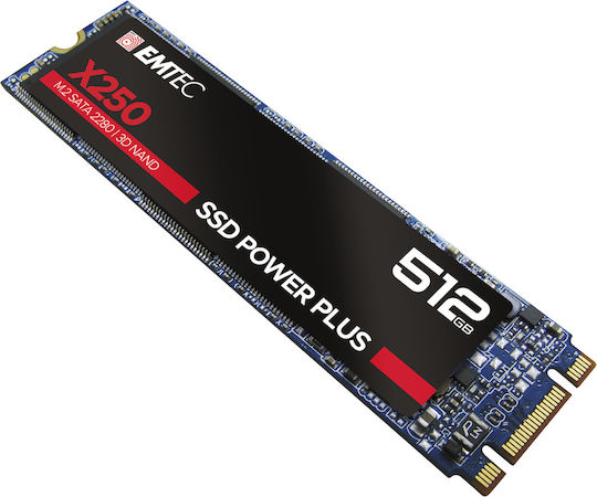Emtec X250 SSD 512GB Тип M.2 С Връзка SATA III ECSSD512GX250