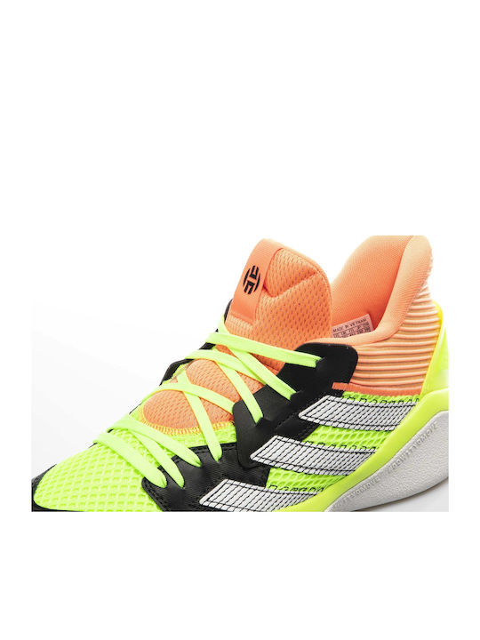 Harden Stepback Niedrig Basketballschuhe Core Black / Signal Coral / Dash Grey