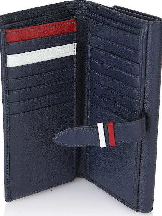 Large Women's Wallet Classic Navy Blue