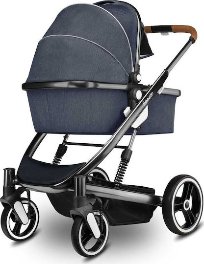 Lionelo Stroller Mari 2 in 1 Adjustable 2 in 1 Baby Stroller Suitable from 6+ Months Gray